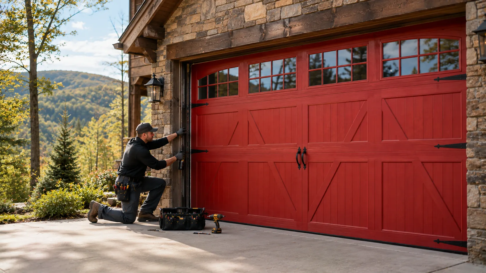 Garage door guides for Chicago homeowners