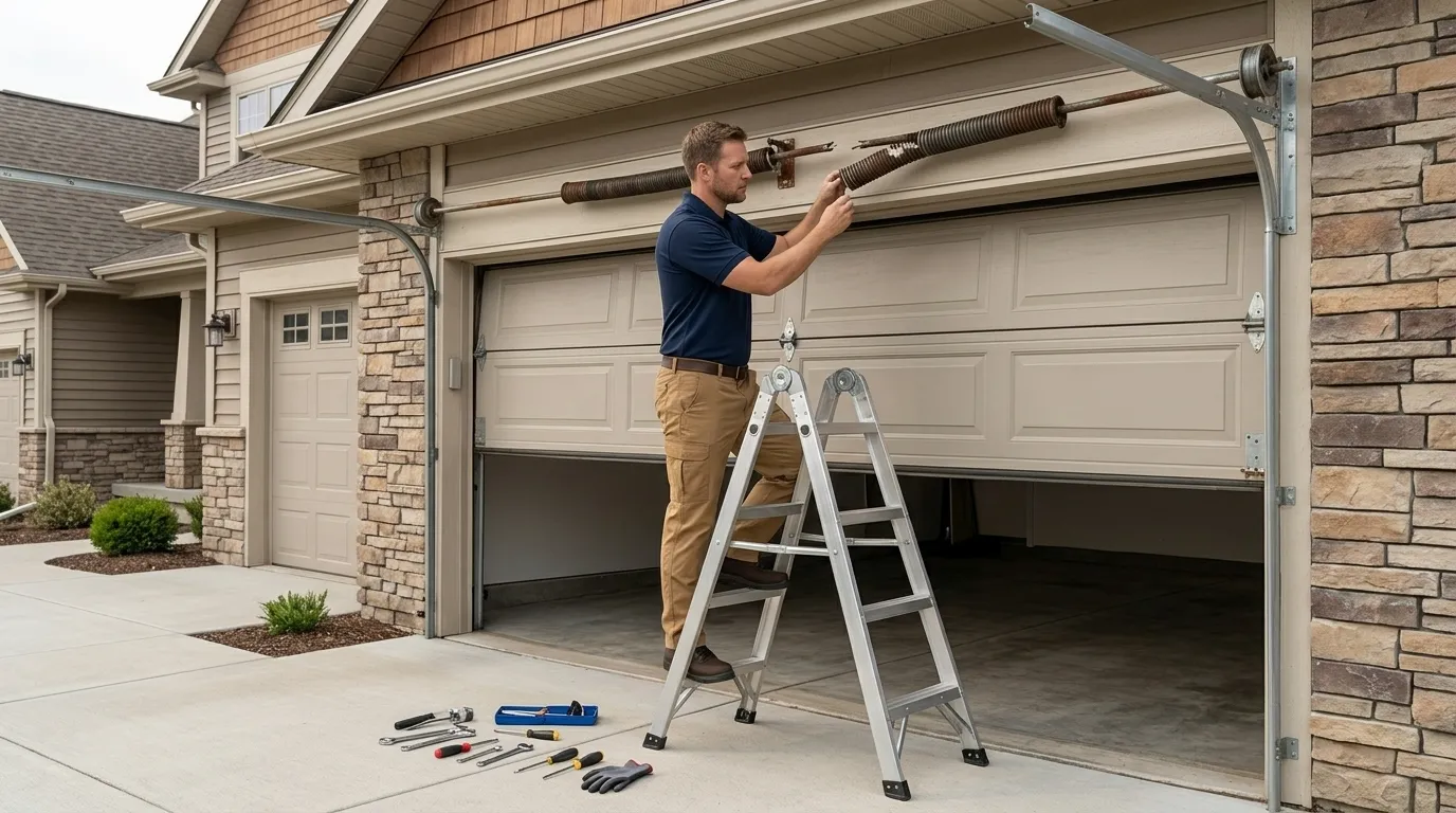 Repaired & tested - Chicago garage door service